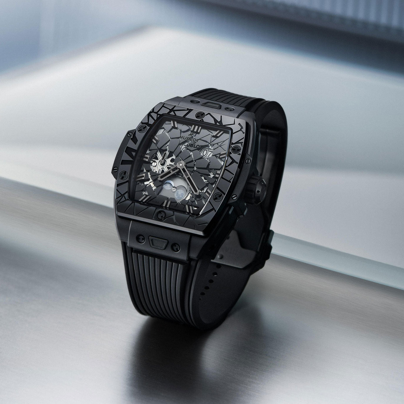 Unworn, Hublot Spirit of Big Bang Impact All Black, Ref# 647.CX.0140.RX.IMP26, box and papers.