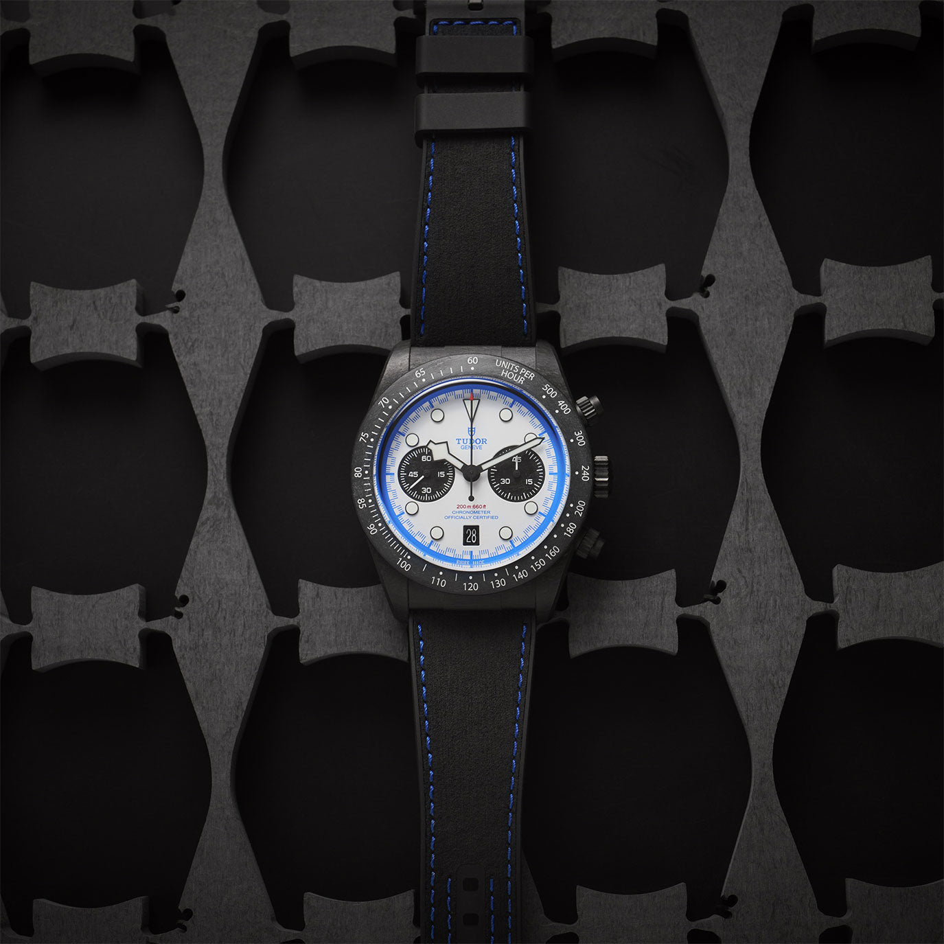 Unworn, Tudor Black Bay Chrono “Carbon 25”, Ref#79377KN-0001, box and papers