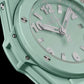 Unworn Hublot Big Bang Mint Green Ceramic, Ref# 485.GS.5271.RX, box and papers.