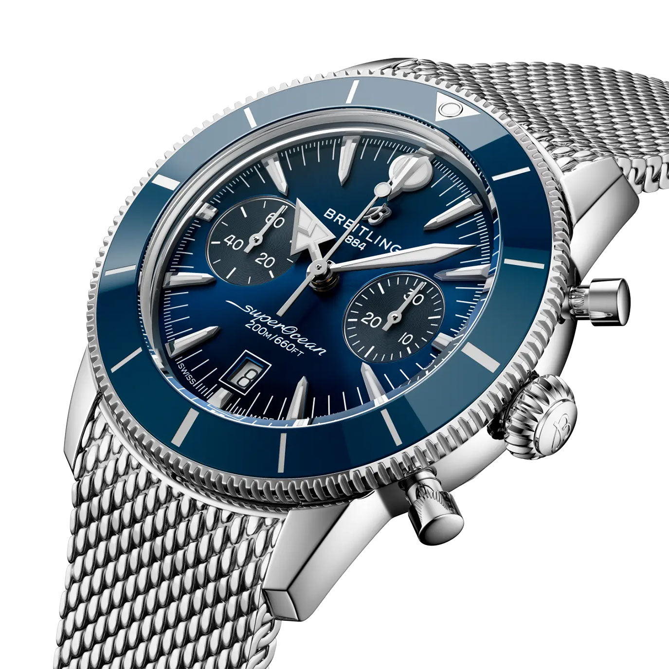 Unworn, Breitling Superocean Heritage B01 Chronograph 42, Ref#AB0156161C1A1, box and papers