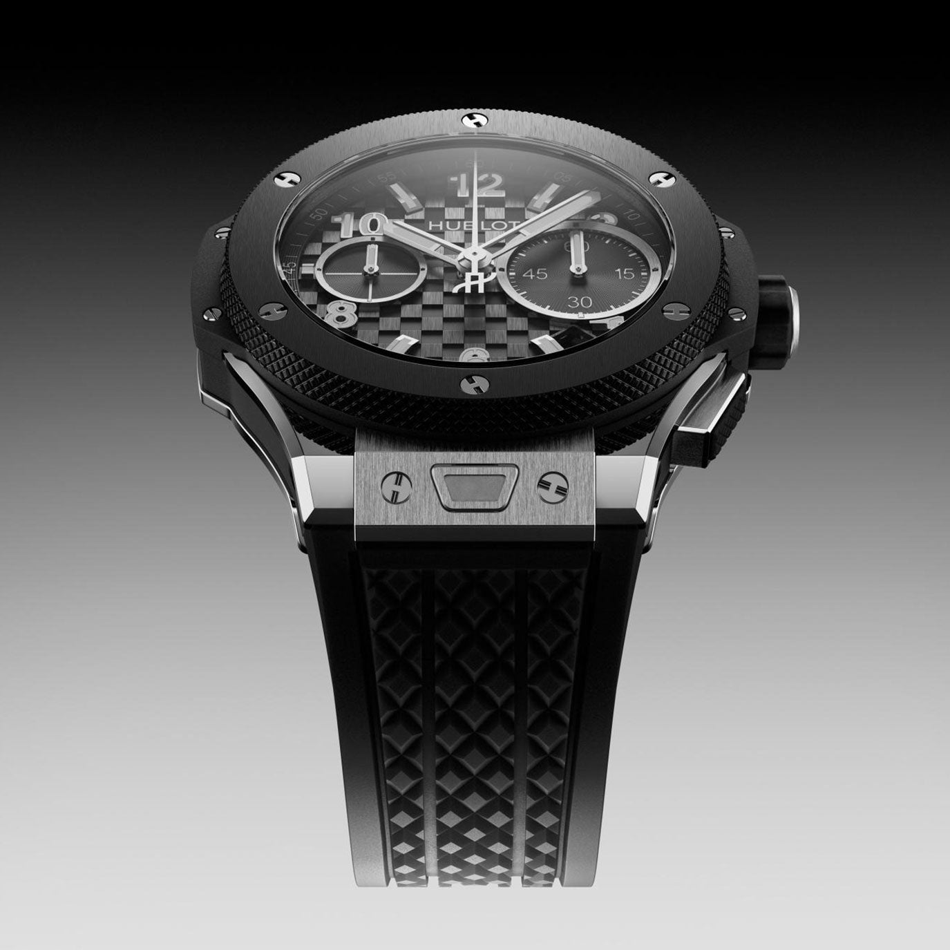 Unworn, Hublot Big Bang Original Unico Titanium Ceramic, Ref# 431.NM.1370.RX, box and papers.