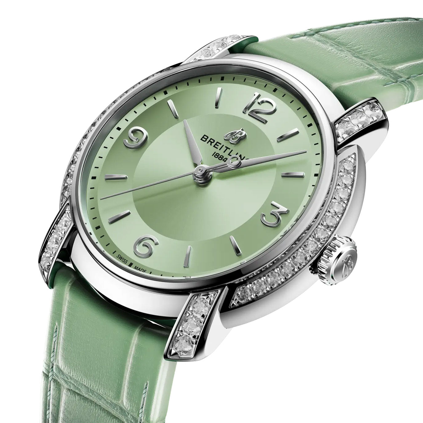 Breitling Lady Premier Automatic 36, Ref#A10310671L1P1, Side