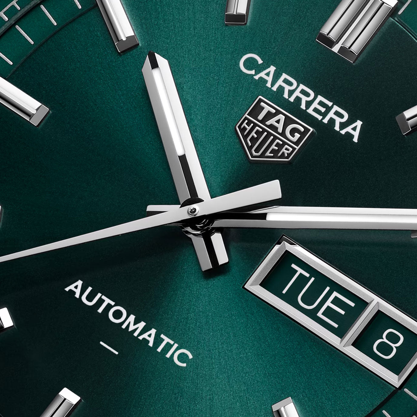 Unworn, TAG Heuer Carrera Day-Date, Ref# WDA2115.BA0043, box and papers.
