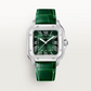 Unworn Cartier Santos de Cartier, Stainless Steel, 41.9mm x 35.1mm, Ref# WSSA0061, Watch wirh strap