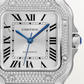 Unworn Cartier Santos de Cartier, Stainless Steel, 35.1mm, Ref# W4SA0005, Dial