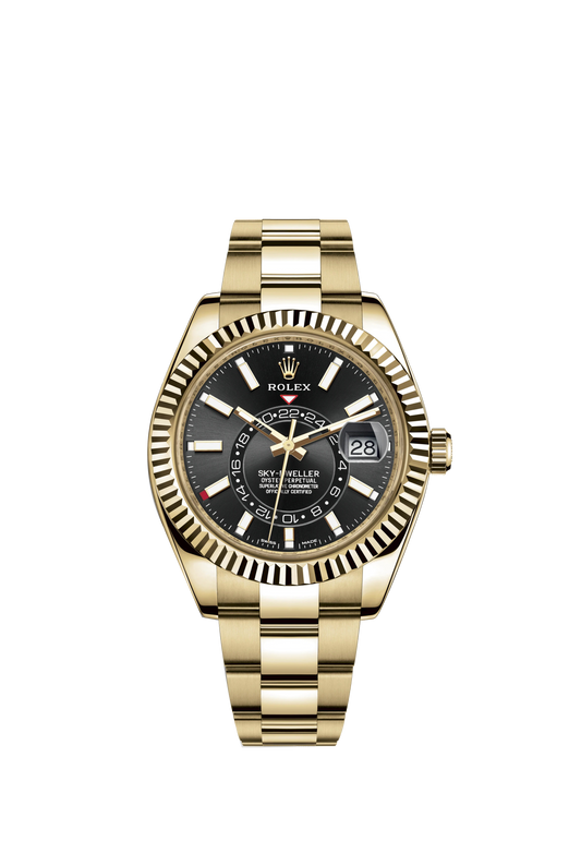 Rolex Sky-Dweller 42mm, 18k Yellow Gold, Ref# 326938-0004