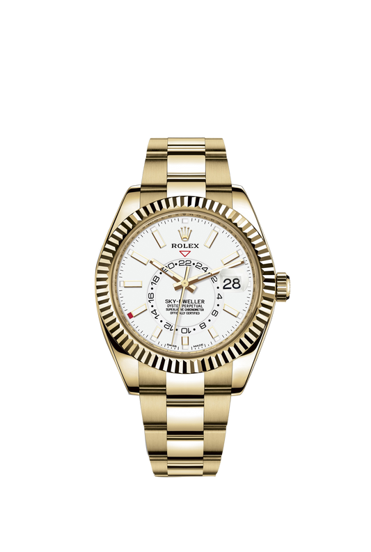 Rolex Sky-Dweller 42mm, 18k Yellow Gold, Ref# 326938-0005