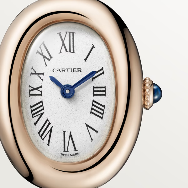 Unworn Cartier Baignoire Mini, 18k Rose Gold, 24.6mm, x 18.7mm, Ref# WGBA0020, Dial
