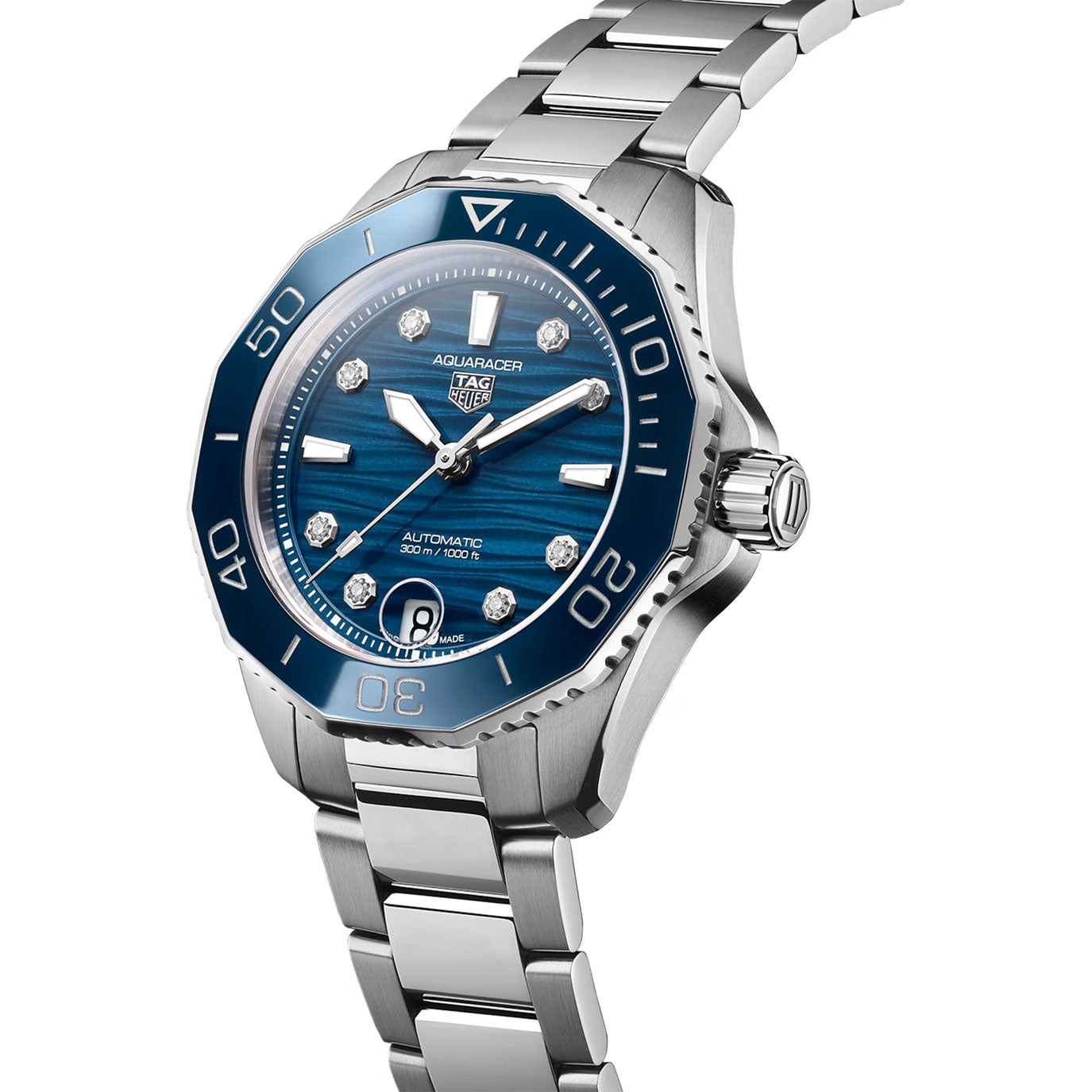 Unworn TAG Heuer Aquaracer Professional 300 Date, 36mm, Ref# WBP231B.BA0618, box & papers