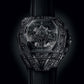 Unworn Hublot Spirit of Big Bang Sang Bleu All Black Pavé 42, 648.CX.0114.RX.1600.MXM24, box and papers