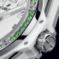 Unworn Hublot Big Bang One Click Joyful Steel Apple Green 33, 485.SG.2210.RX.1222, box and papers