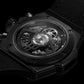 Unworn Hublot Big Bang Reloaded All Black, Ref# 421.CX.1140.NR.RLD, box and papers.