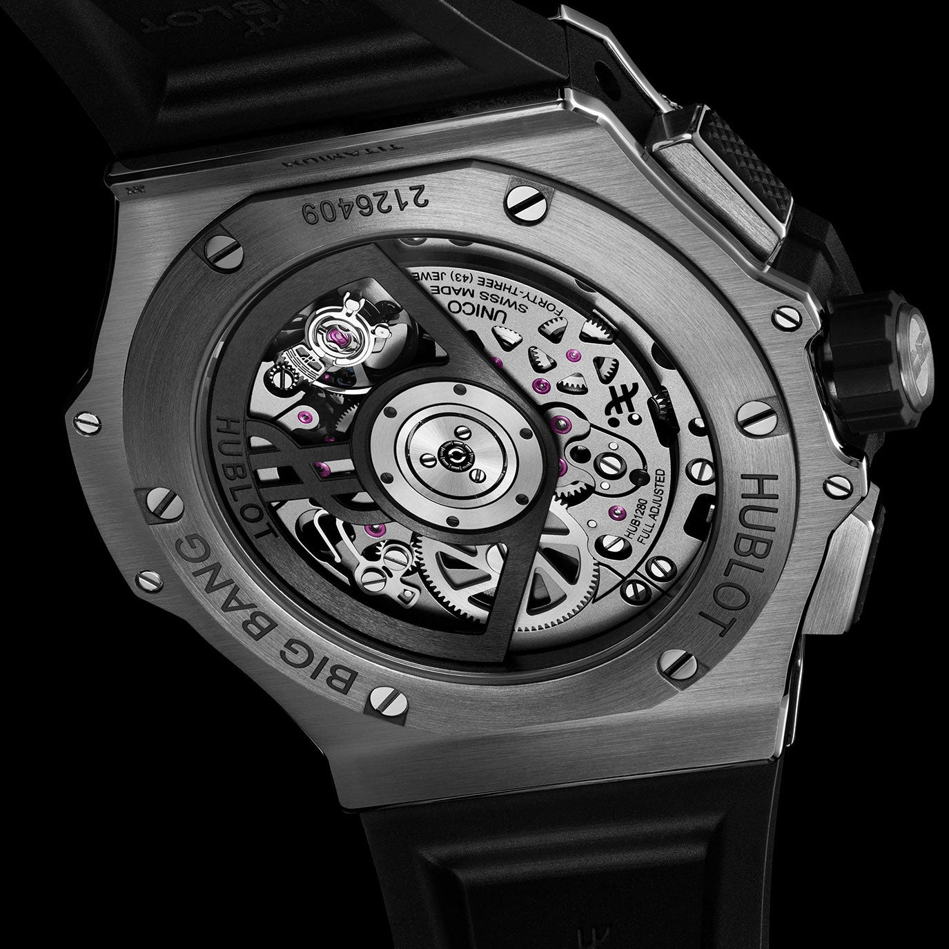 Unworn, Hublot Big Bang Original Unico Titanium, Ref# 431.NX.1370.RX, box and papers.
