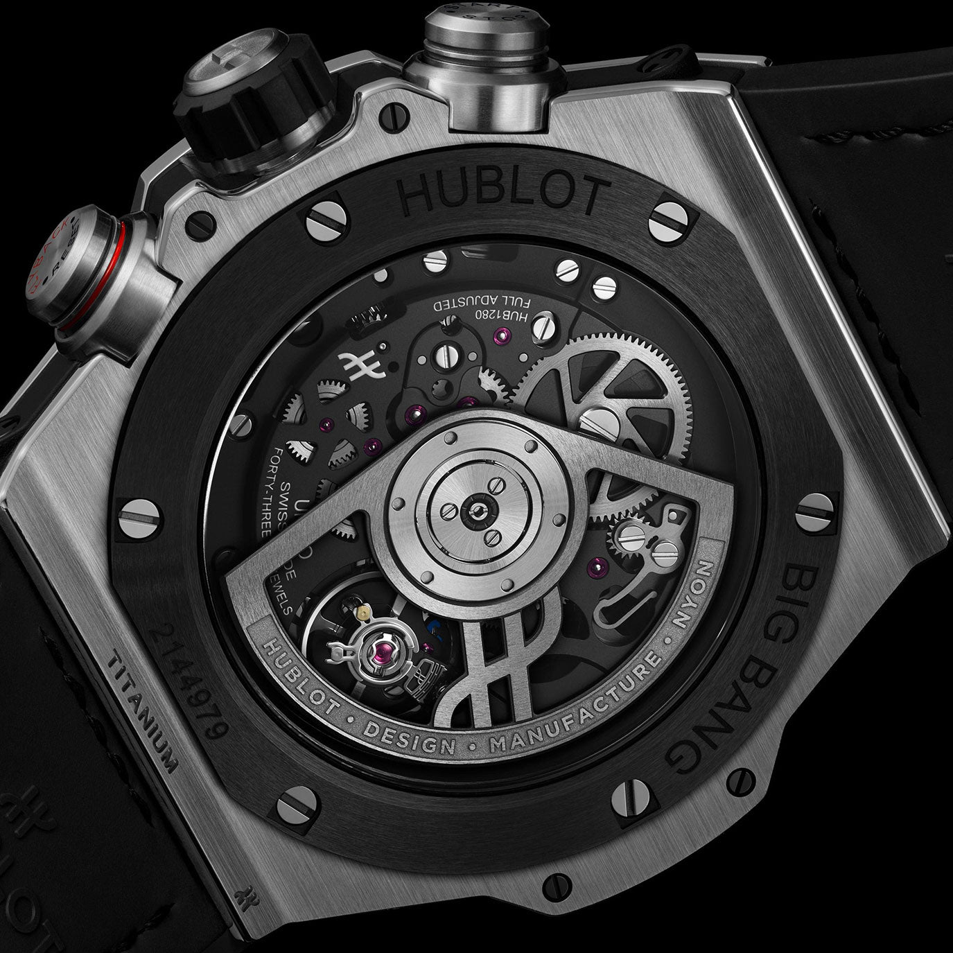 Unworn Hublot Big Bang Reloaded Titanium Ceramic, Ref# 421.NM.1123.NR.RLD, box and papers.