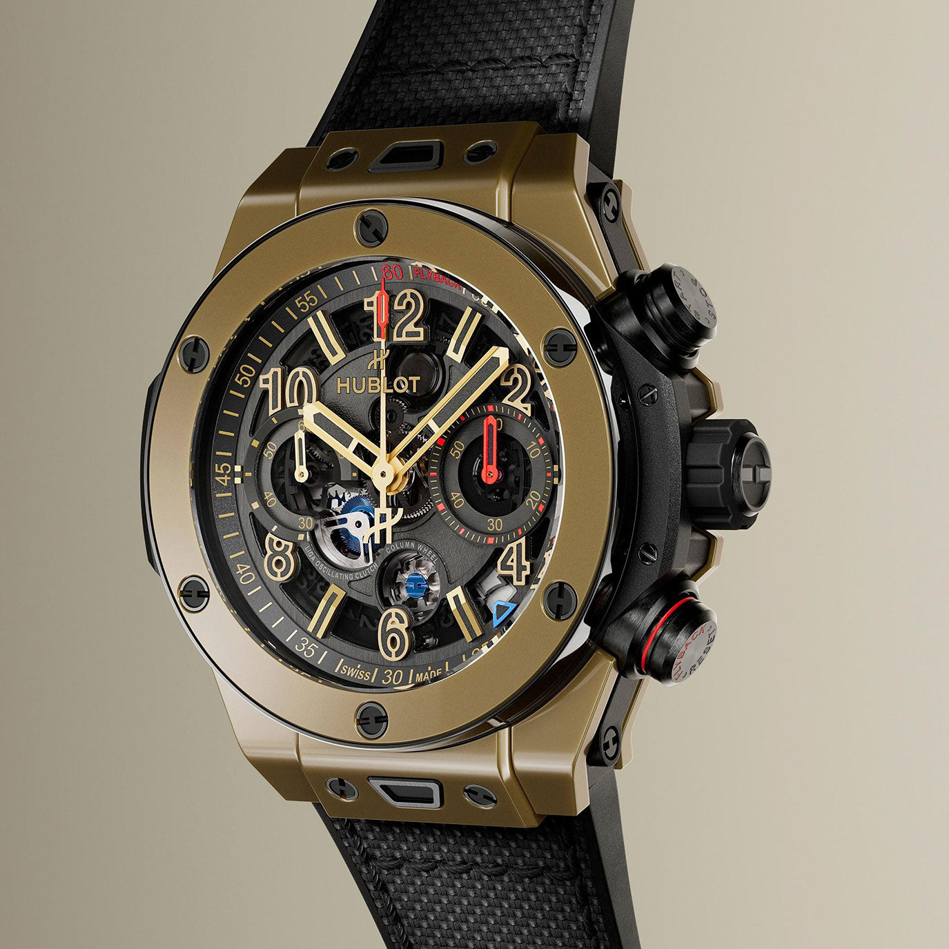 Unworn, Hublot Big Bang Reloaded Magic Gold, Ref# 421.MX.1133.NR.RLD, box and papers.