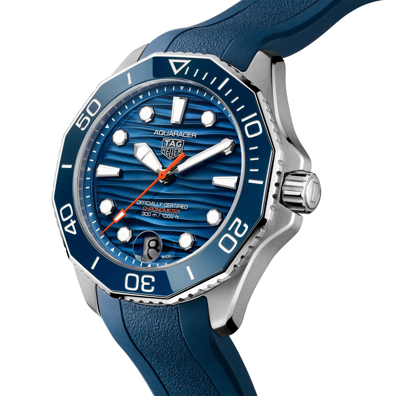 Unworn TAG Heuer Aquaracer Professional 300 Date, 42mm, Ref# WBP5111.FT6259, box & papers