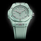Unworn Hublot Big Bang Mint Green Ceramic, Ref# 485.GS.5271.RX, box and papers.