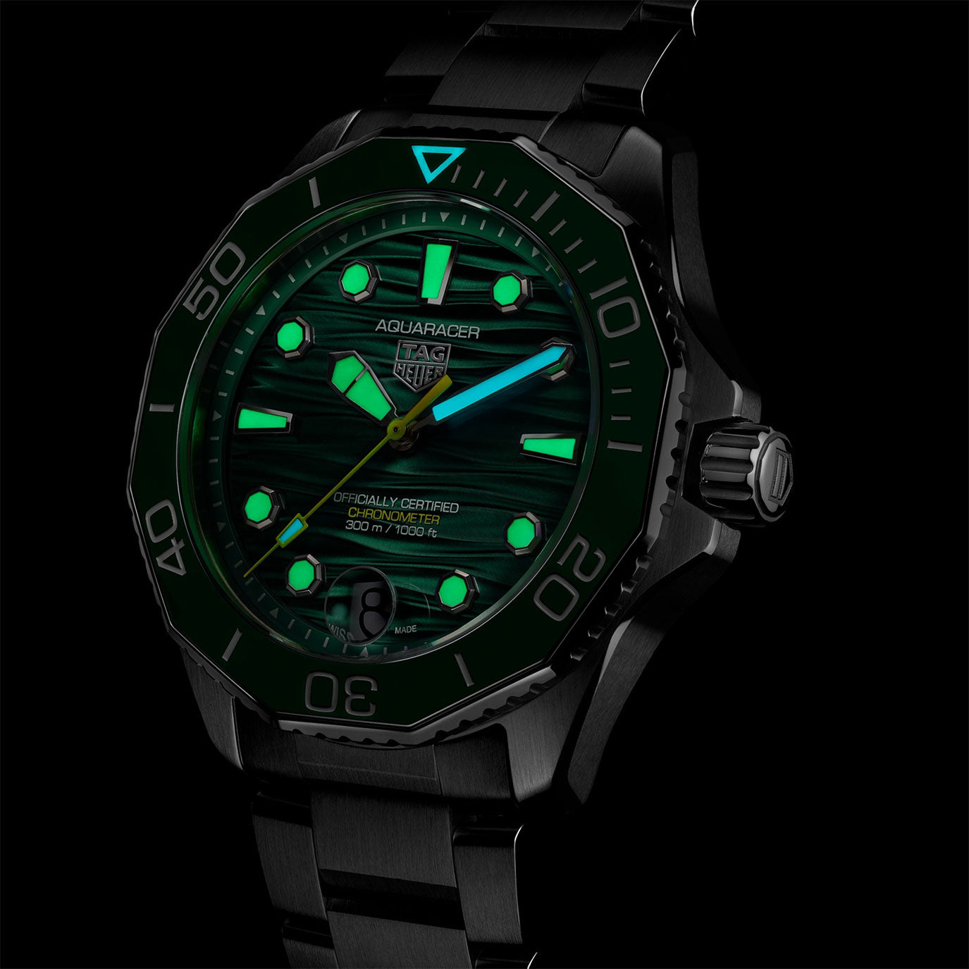 Unworn TAG Heuer Aquaracer Professional 300 Date, 41mm, Ref# WBP5116.BA0013, box & papers