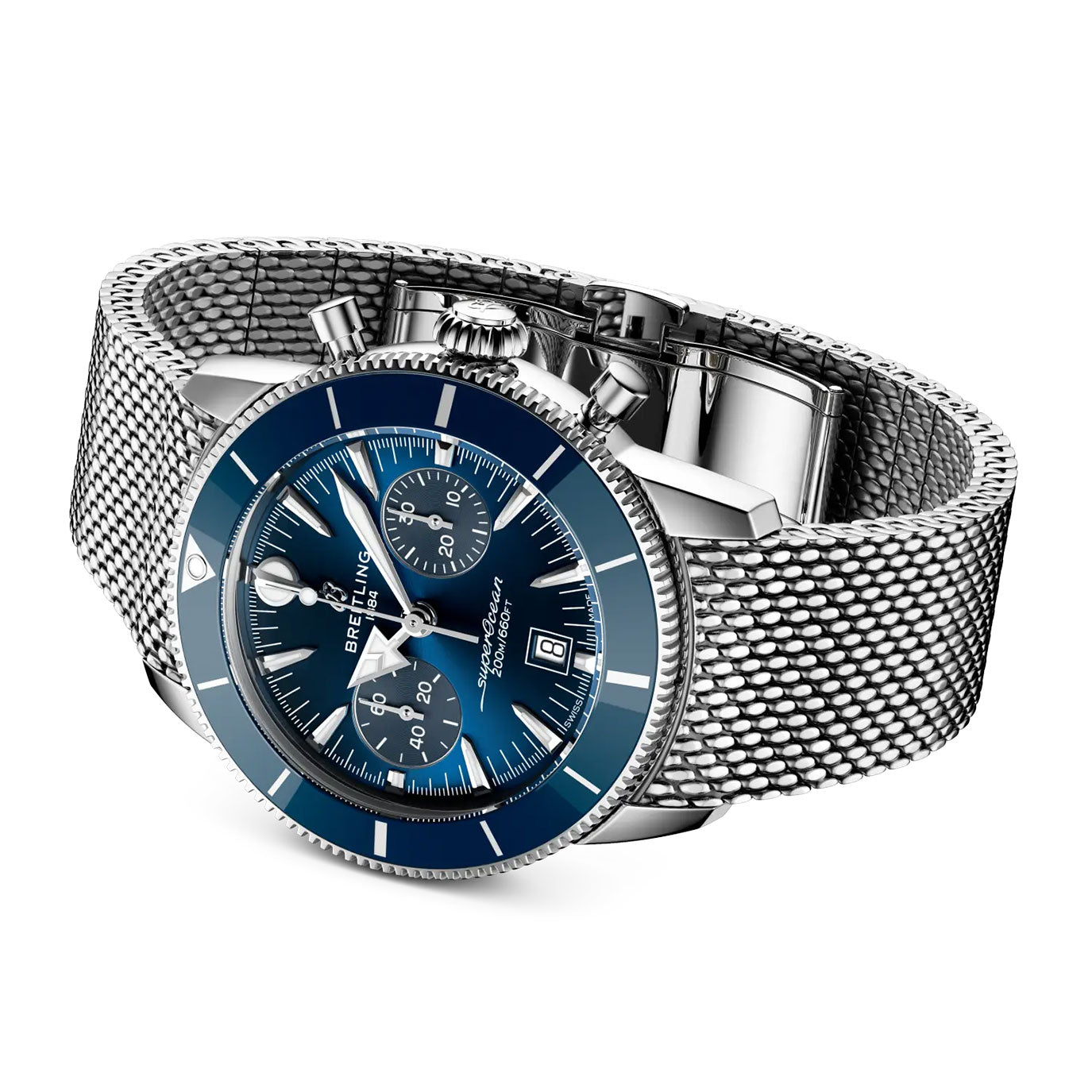 Unworn, Breitling Superocean Heritage B01 Chronograph 42, Ref#AB0156161C1A1, box and papers