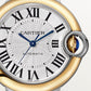 Unworn Cartier Ballon Bleu, Stainless Steel and 18k Yellow Gold, 36mm, Ladies, Ref# W2BB0038, Dial