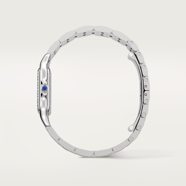 Unworn Cartier Panthère de Cartier, Stainless Steel, Diamonds, 29mm x 37mm, Ref# W4PN0018, Side