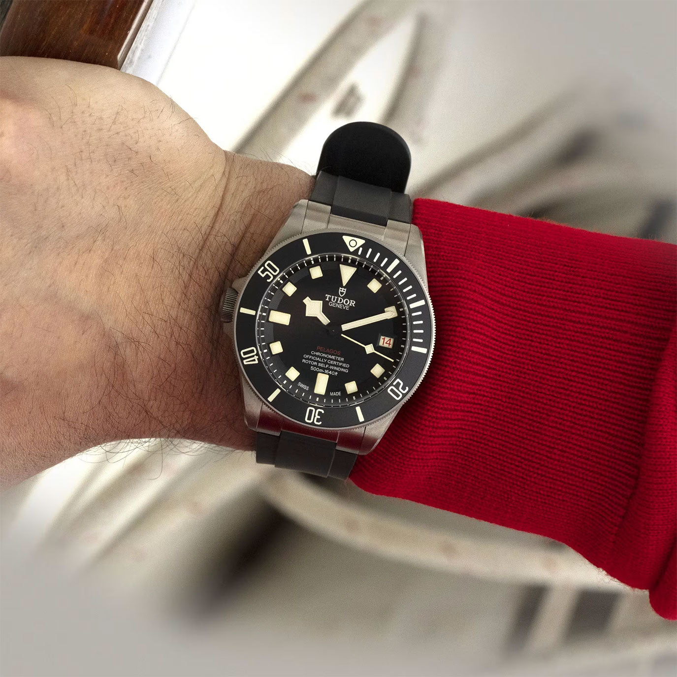 Unworn, Tudor Pelagos LHD, Ref#25610TNL-0001, box and papers