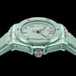 Unworn Hublot Big Bang Mint Green Ceramic, Ref# 485.GS.5271.RX, box and papers.