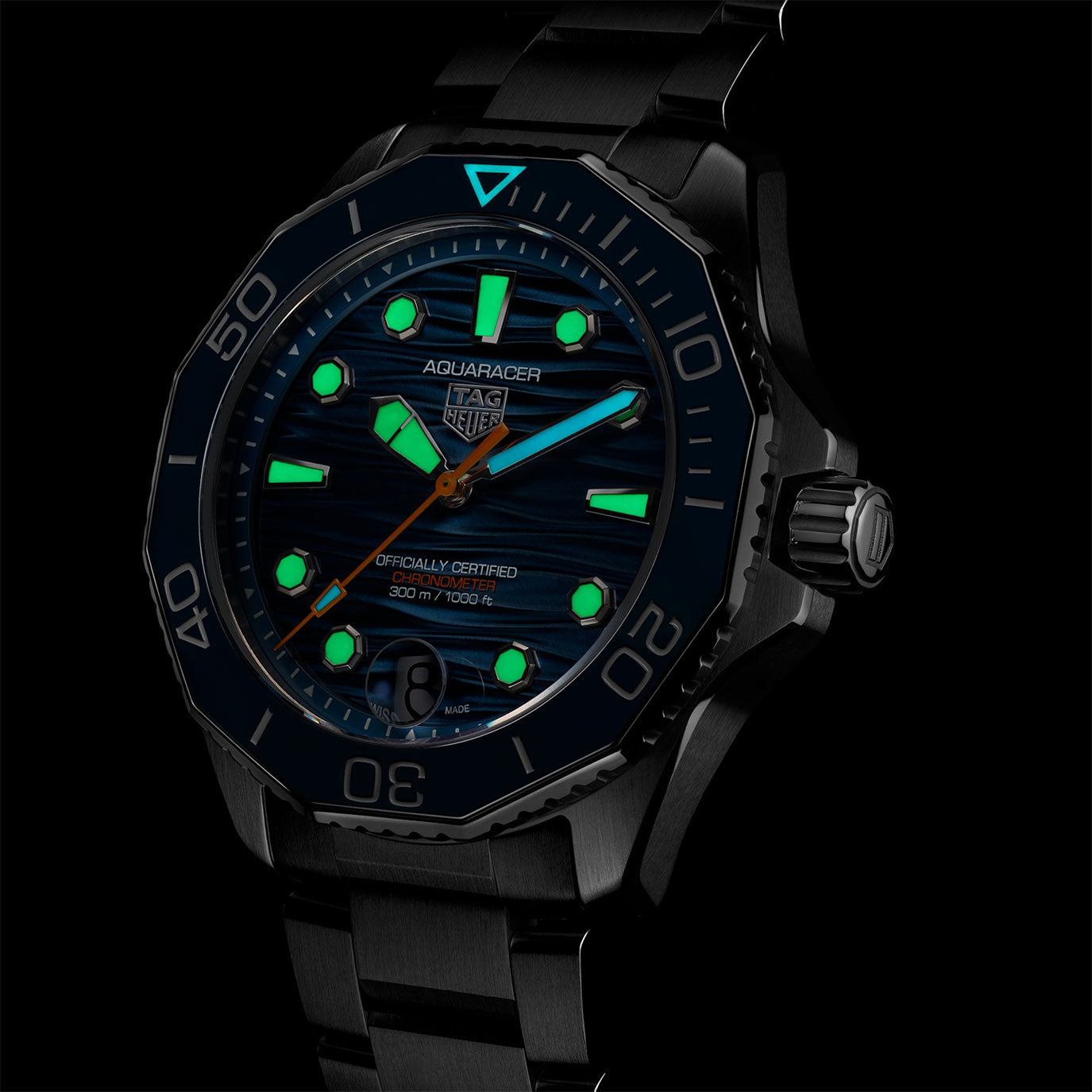 Unworn TAG Heuer Aquaracer Professional 300 Date, 42mm, Ref# WBP5111.BA0013, box & papers