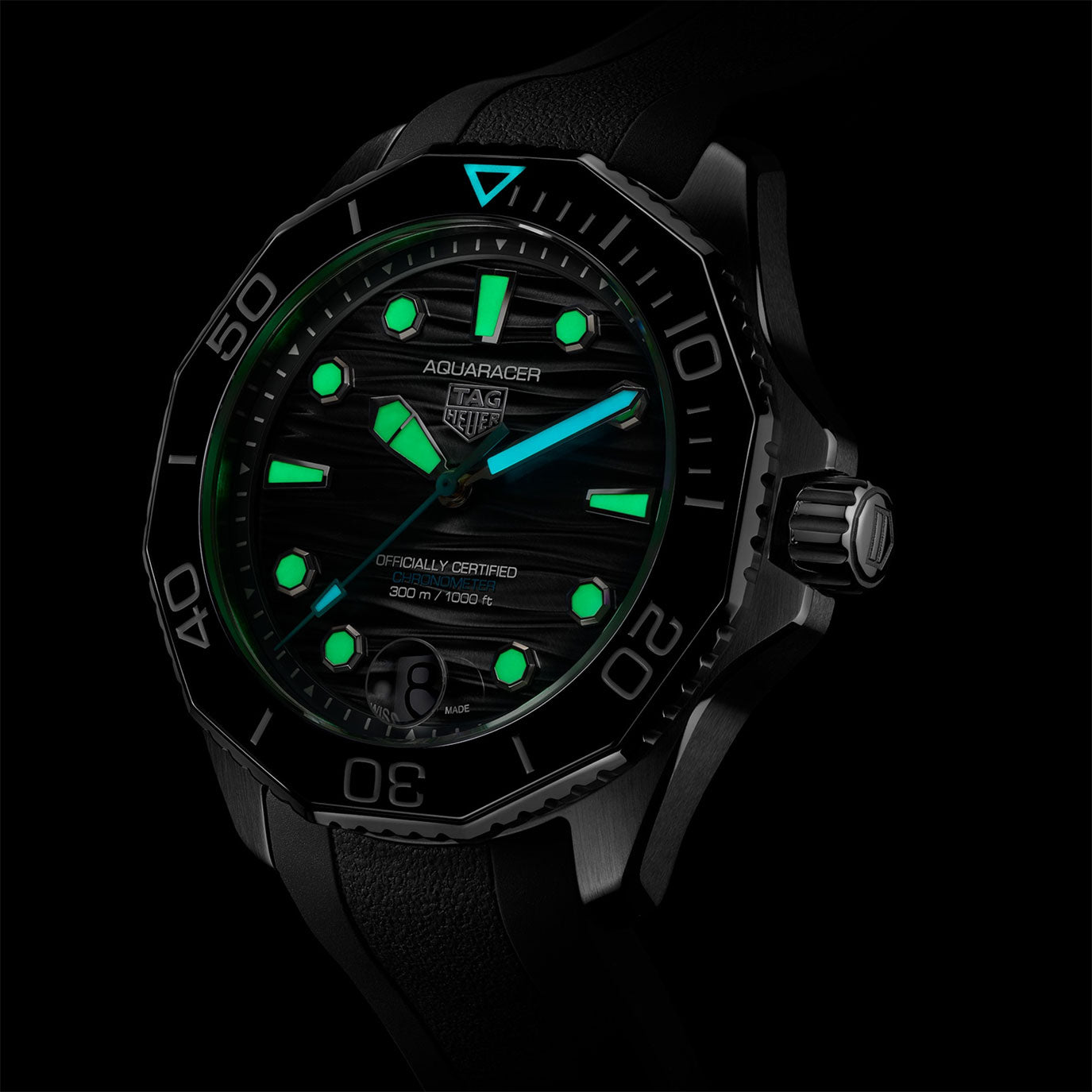 Unworn TAG Heuer Aquaracer Professional 300 Date, 42mm, Ref# WBP5110.FT6257, box & papers