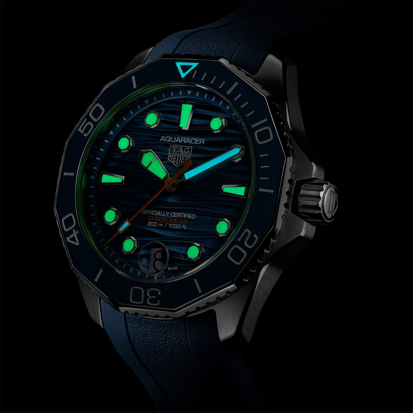 Unworn TAG Heuer Aquaracer Professional 300 Date, 42mm, Ref# WBP5111.FT6259, box & papers