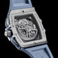 Unworn, Hublot Spirit of Big Bang Titanium Coal Blue, Ref# 642.NX.717B.RX, box and papers.