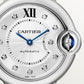 Unworn Cartier Ballon Bleu de Cartier, Stainless Steel and Diamonds, 33mm, Ref# W4BB0021, Dial