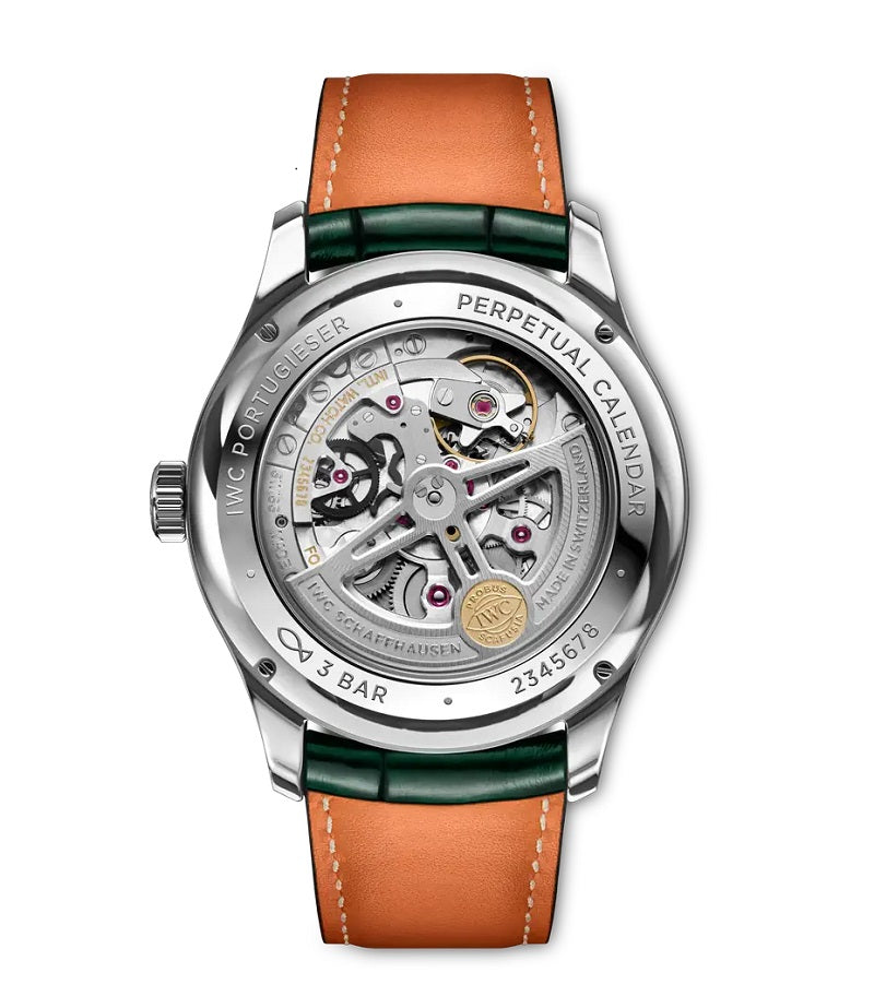 IWC Portugieser Perpetual Calendar 42, Stainless steel, 42,4mm, Ref# IW344207, back