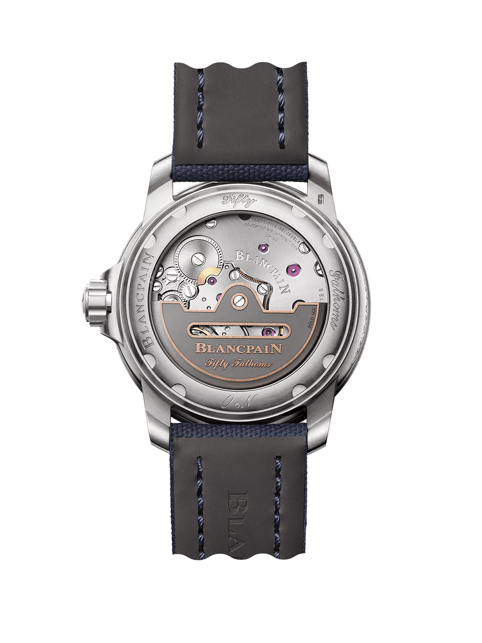 Unworn Blancpain Fifty Fathoms Automatique, Titanium, 42.3mm, Ref# 5010-12B40-O52A, Back