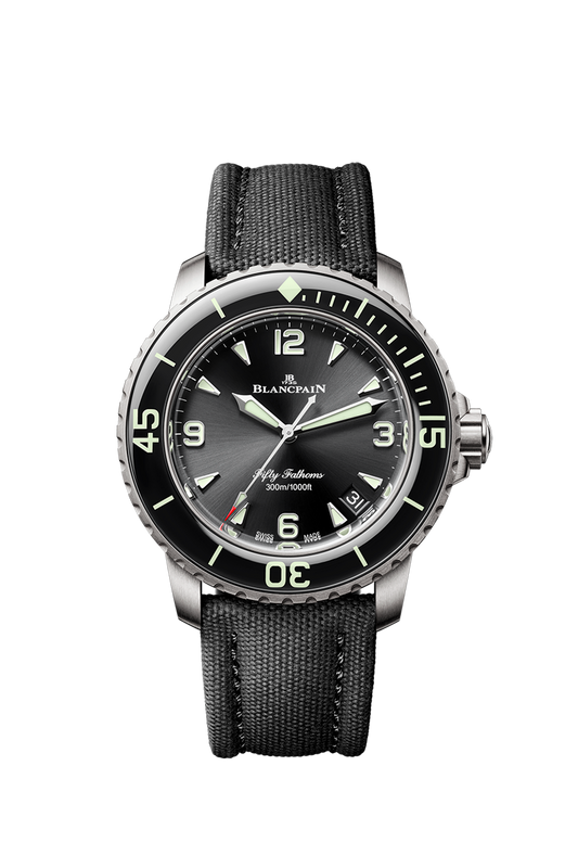 Unworn Blancpain Fifty Fathoms Automatique, Titanium, 42.3mm, Ref# 5010-12B30-B52A