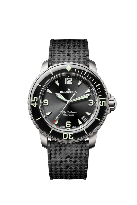 Unworn Blancpain Fifty Fathoms Automatique, Titanium, 42.3mm, Ref# 5010-12B30-B64A