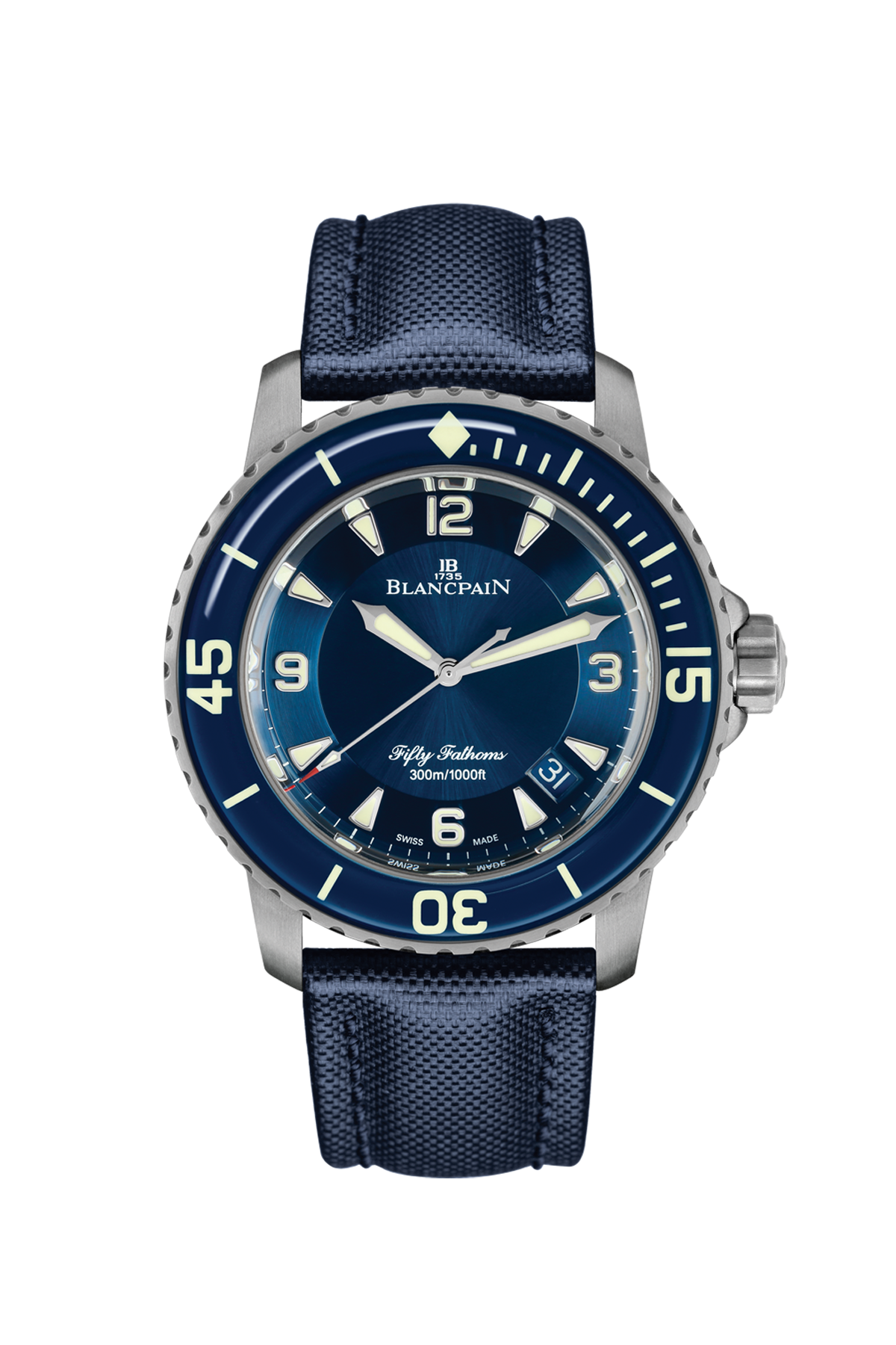 Unworn Blancpain Fifty Fathoms Automatique, Titanium, 45mm, Ref# 5015 12B40 O52A