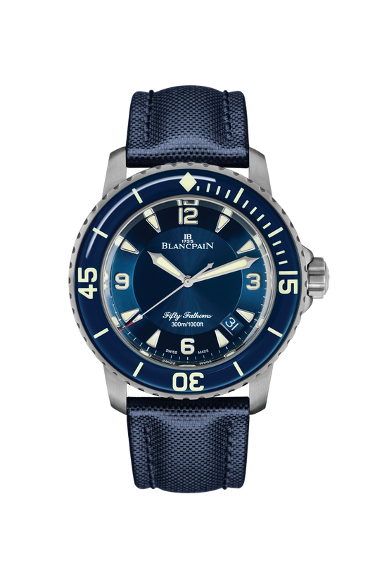 Unworn Blancpain Fifty Fathoms Automatique, Titanium, 45mm, Ref# 5015 12B40 O52A