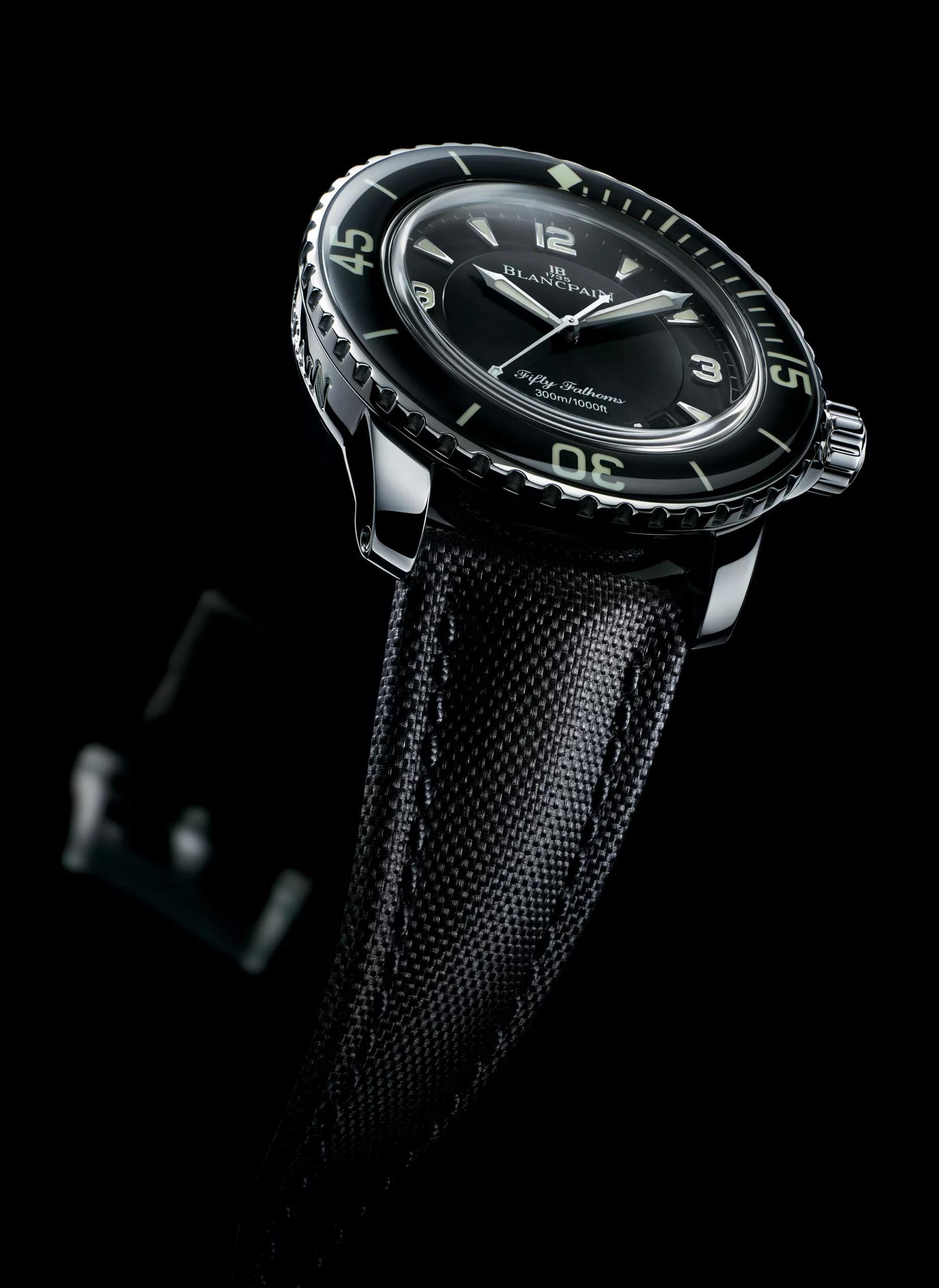 Unworn Blancpain Fifty Fathoms Automatique, Stainless Steel, 45mm, Ref# 5015-1130-52B, Main view