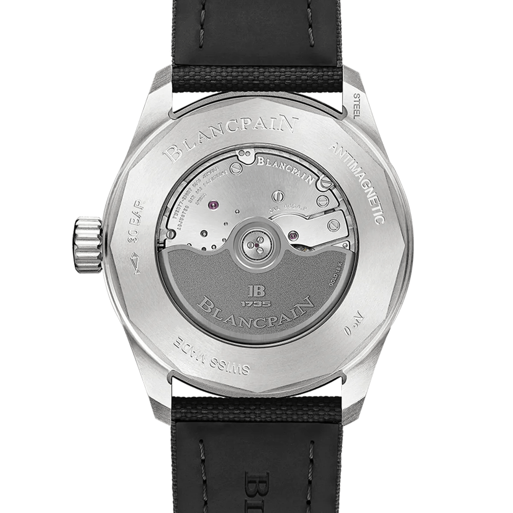 Unworn Blancpain Fifty Fathoms Bathyscaphe Quantième Complet Phases de Lune, Stainless Steel, 43mm, Ref# 5054-1110-B52A, back