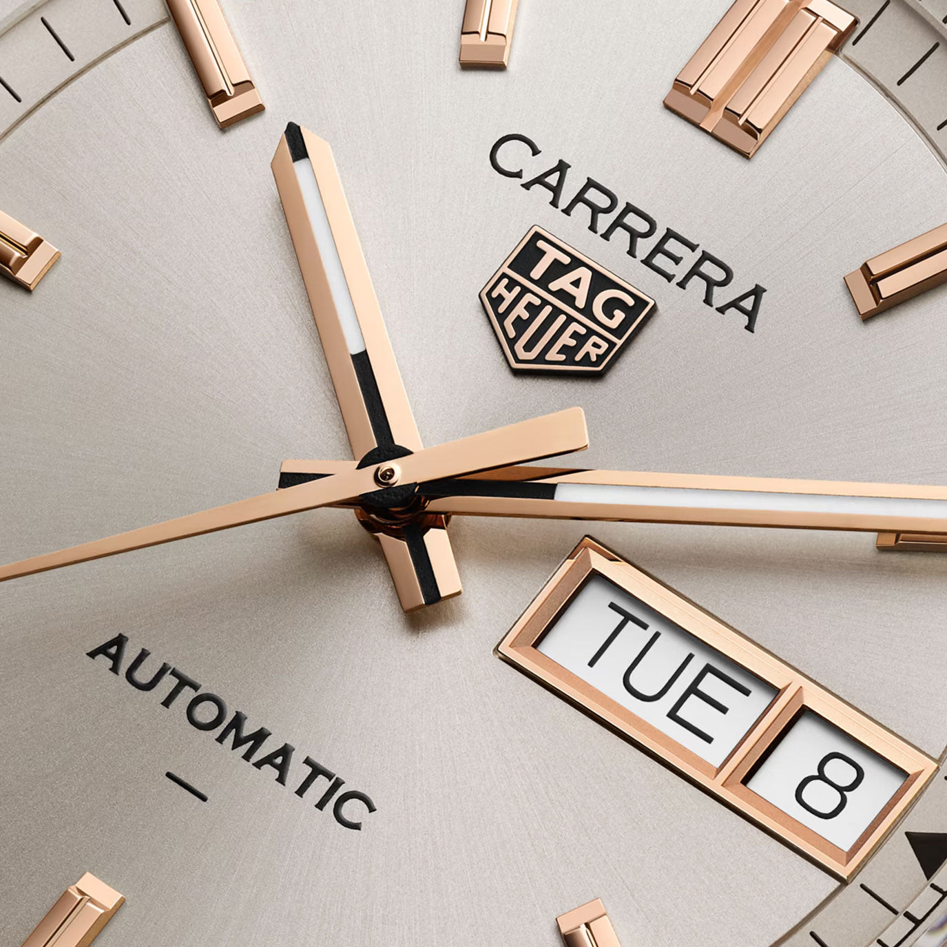 Unworn, TAG Heuer Carrera Day-Date, Ref# WDA2150.BA0043, box and papers.