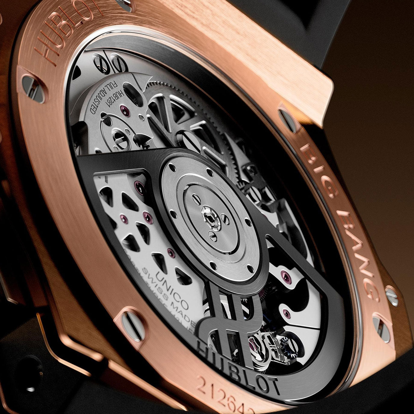 Unworn, Hublot Big Bang Original Unico King Gold Ceramic, Ref# 431.OM.1380.RX, box and papers.