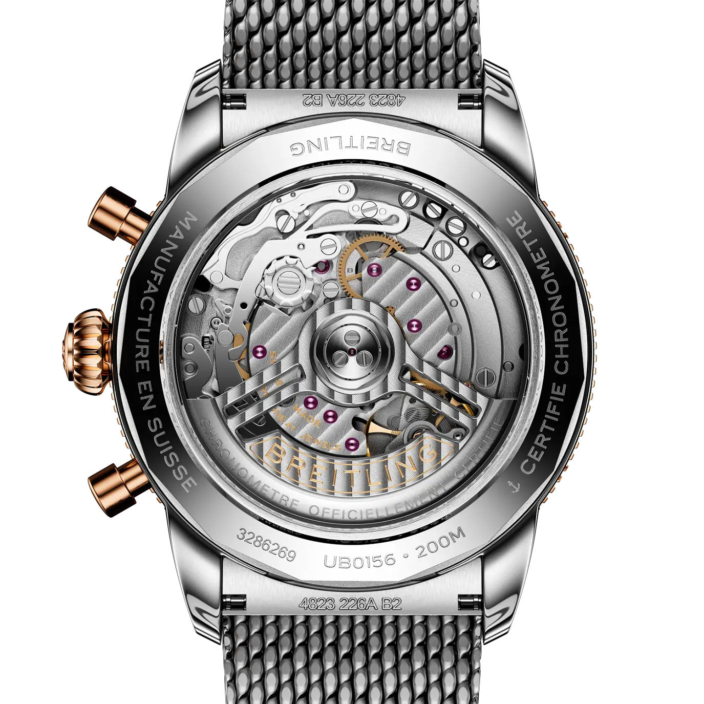 Unworn, Breitling Superocean Heritage B01 Chronograph 42, Ref#UB0156H11B1A1, box and papers