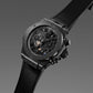 Unworn Hublot Big Bang Reloaded All Black, Ref# 421.CX.1140.NR.RLD, box and papers.