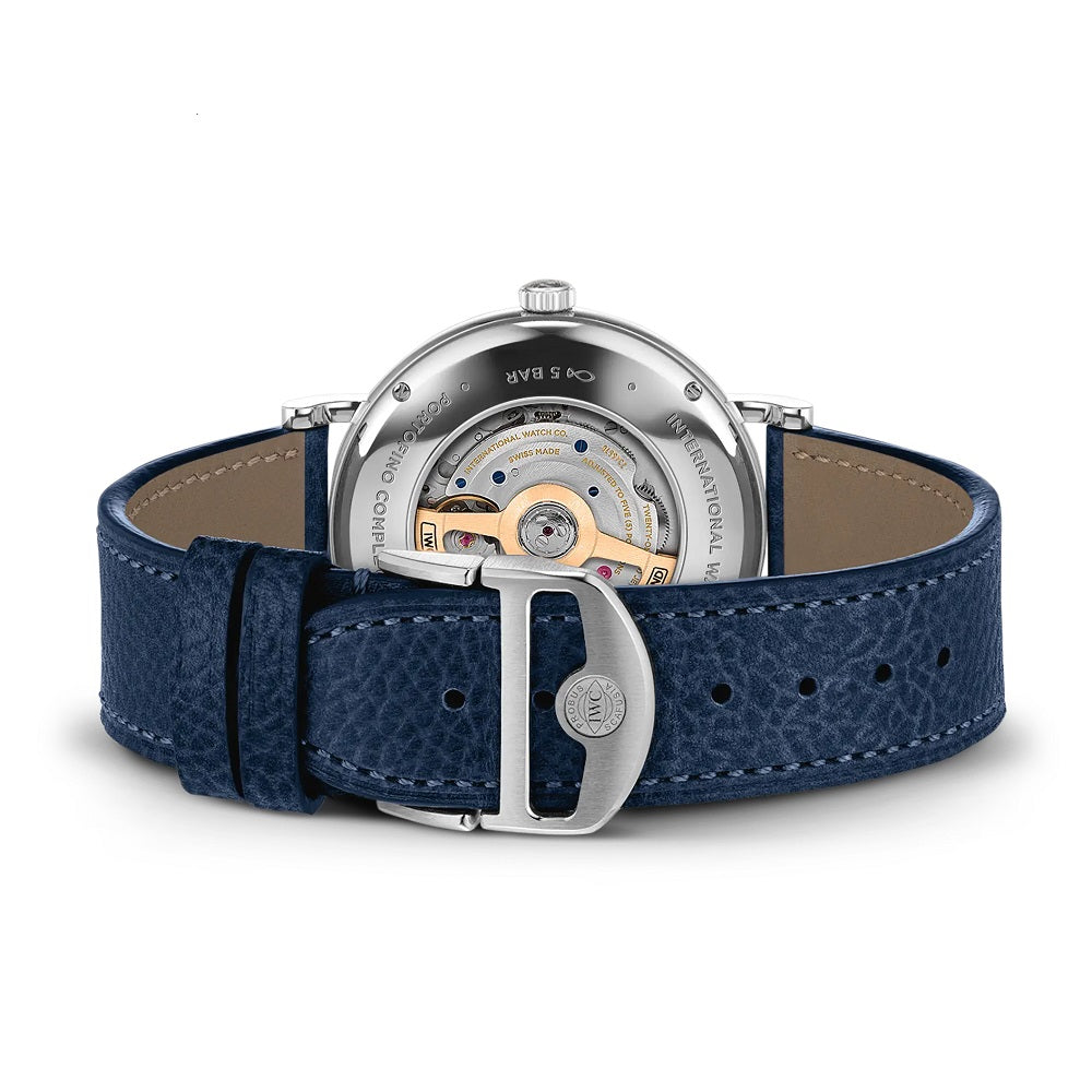 IWC Portofino Complete Calendar, Stainless Steel, 41mm, Ref# IW359001, Strap and clasp