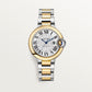 Unworn Cartier Ballon Bleu, Stainless Steel and 18k Yellow Gold, 33mm, Ladies, Ref# W2BB0037