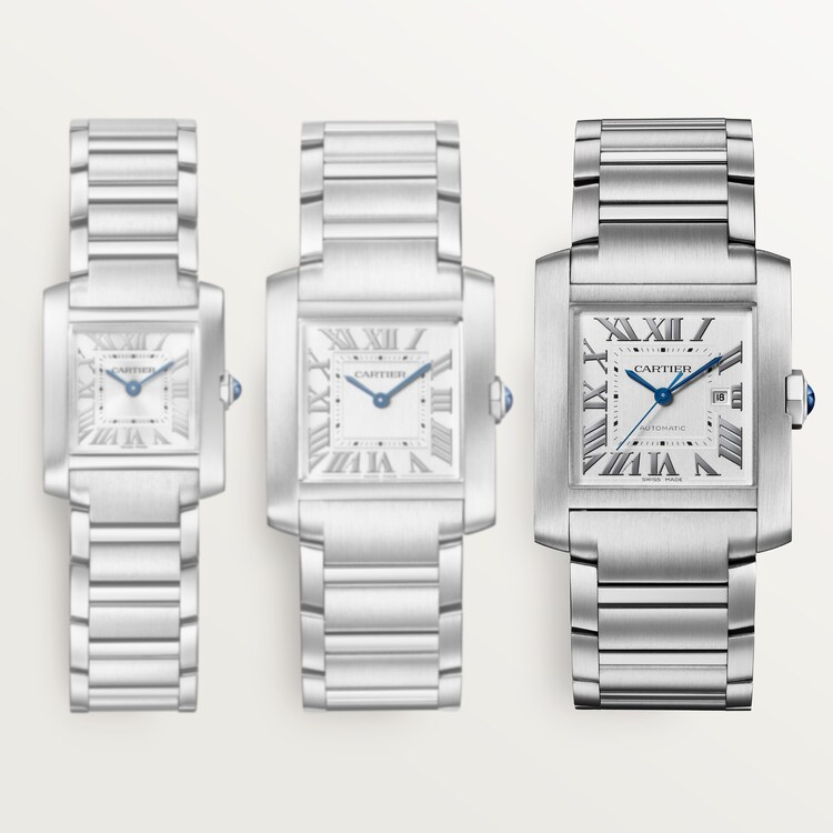 Unworn Cartier Tank Francaise de Cartier, Large Stainless Steel, 36.7mm x 30.5mm, Ref# WSTA0067, Watches