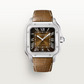 Unworn Cartier Santos de Cartier, Stainless Steel, 39.8mm, Ref# WSSA0064, watch with yhe strap