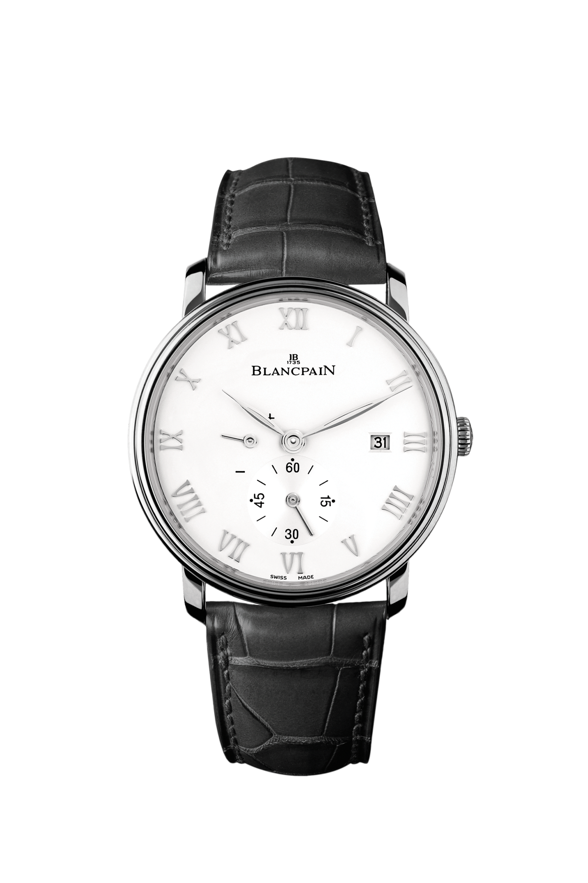 Unworn Blancpain Villeret Ultraplate, Stainless Steel, 40 mm, Ref# 6606-1127-55B
