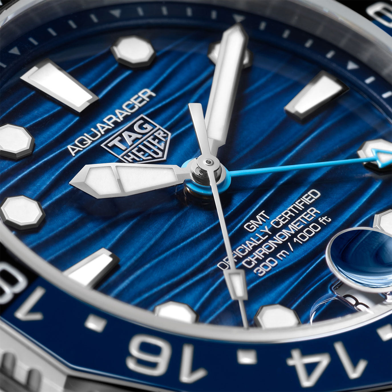 Unworn, TAG Heuer Aquaracer Professional 300 GMT, Ref#WBP5114.BA0013, box and papers